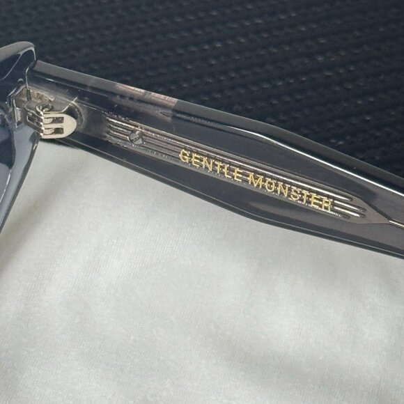 Gentle Monster Statement Sunglasses – Gold Logo, Viral Vibes main image 8